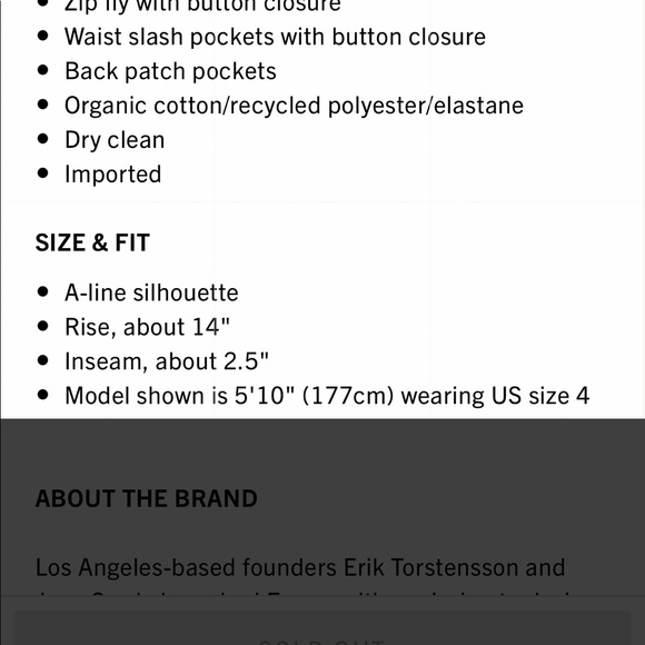 FRAME shorts -Sz. 24 - Picture 5 of 7